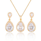 Necklace Eardrops Suit Bride Wedding Jewelry