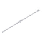 1-carat y Silver Bracelet Set Moissanite, S925 Silver