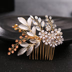 New Handmade Hairband Gold Leaf Headdress Bridal