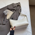 Solid-color  Underarm Single-shoulder Crossbody Bag