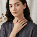 925 Sterling Silver Elegant Silver Bypass Ring