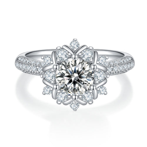 1-carat  Silver Ring Set With , S925 Silver
