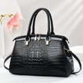 Patent Leather Large-Capacity Commuter Handbag