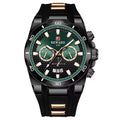REWARD Mens Watch In Black And Gold With A Cool Design And Calendar Function