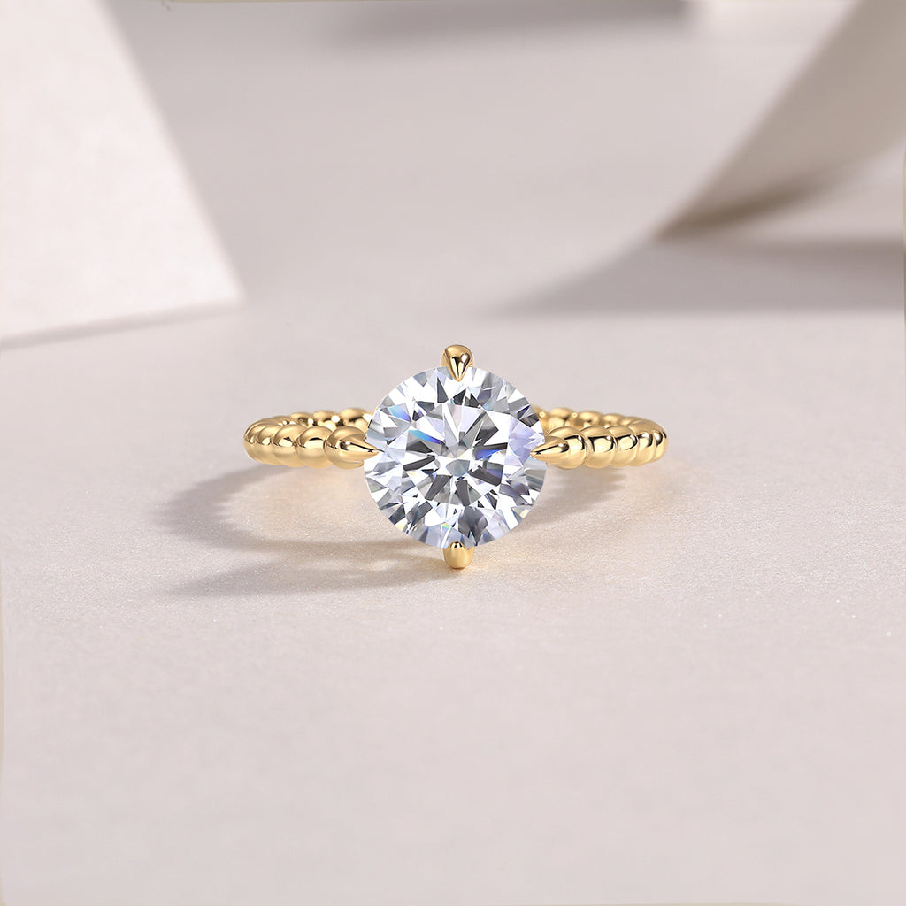 Wedding Ring Set With 3-carat S925 Silver