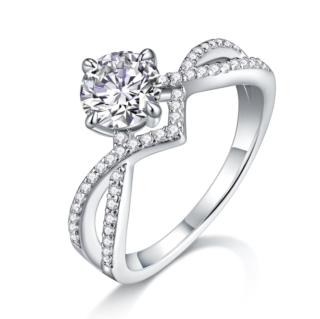 Sacred Vow - A Wedding Ring Set With 2-carat