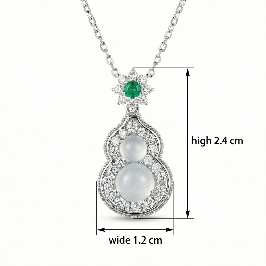 925 Sterling Silver Elegant Hulu Pendant Necklace  \