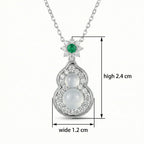 925 Sterling Silver Elegant Hulu Pendant Necklace  \