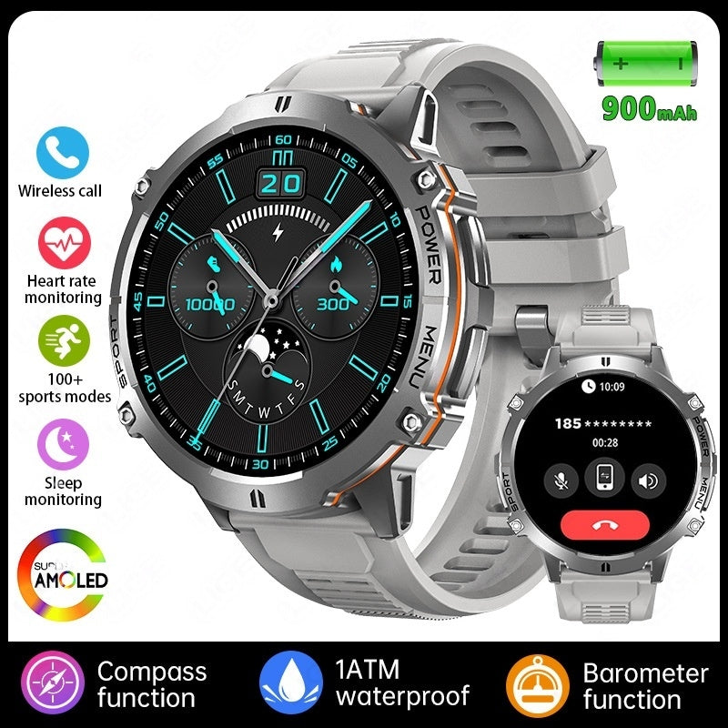 New X3 High-Definition Large-Screen Bluetooth Calling Health Monitoring