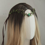 Leaf Water Drop Headband Female Headdress