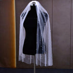 Pearl Bridal Veil Mid-length Fashion High-end Sense