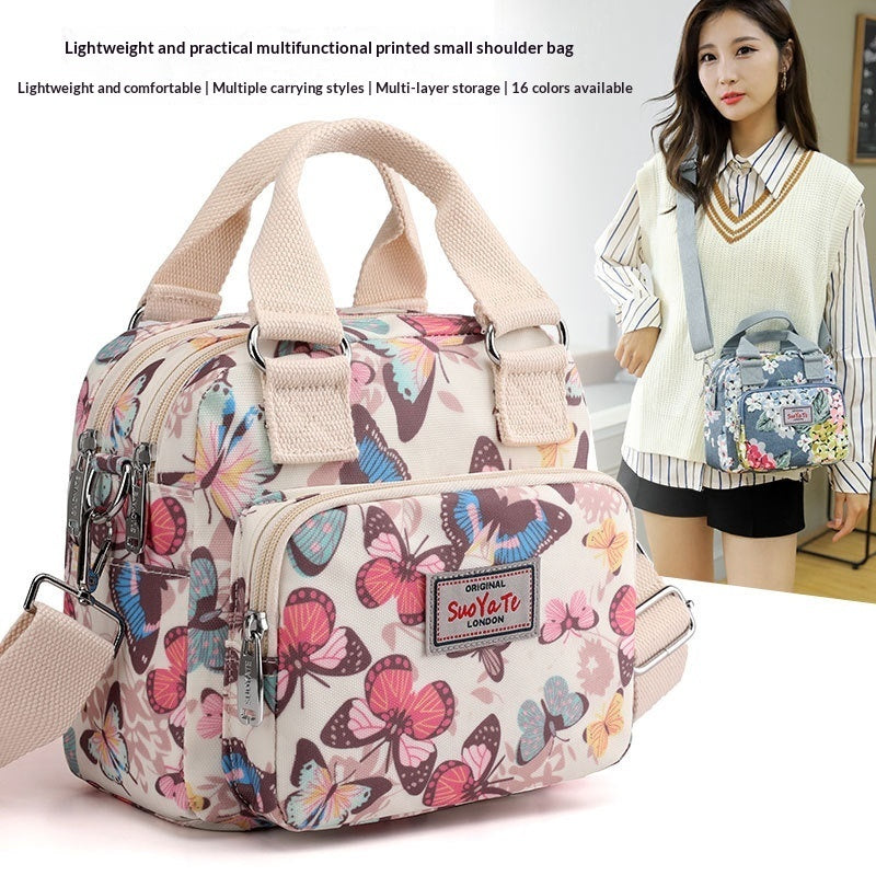 Printed Travel Water-Resistant Casual Tote Bag