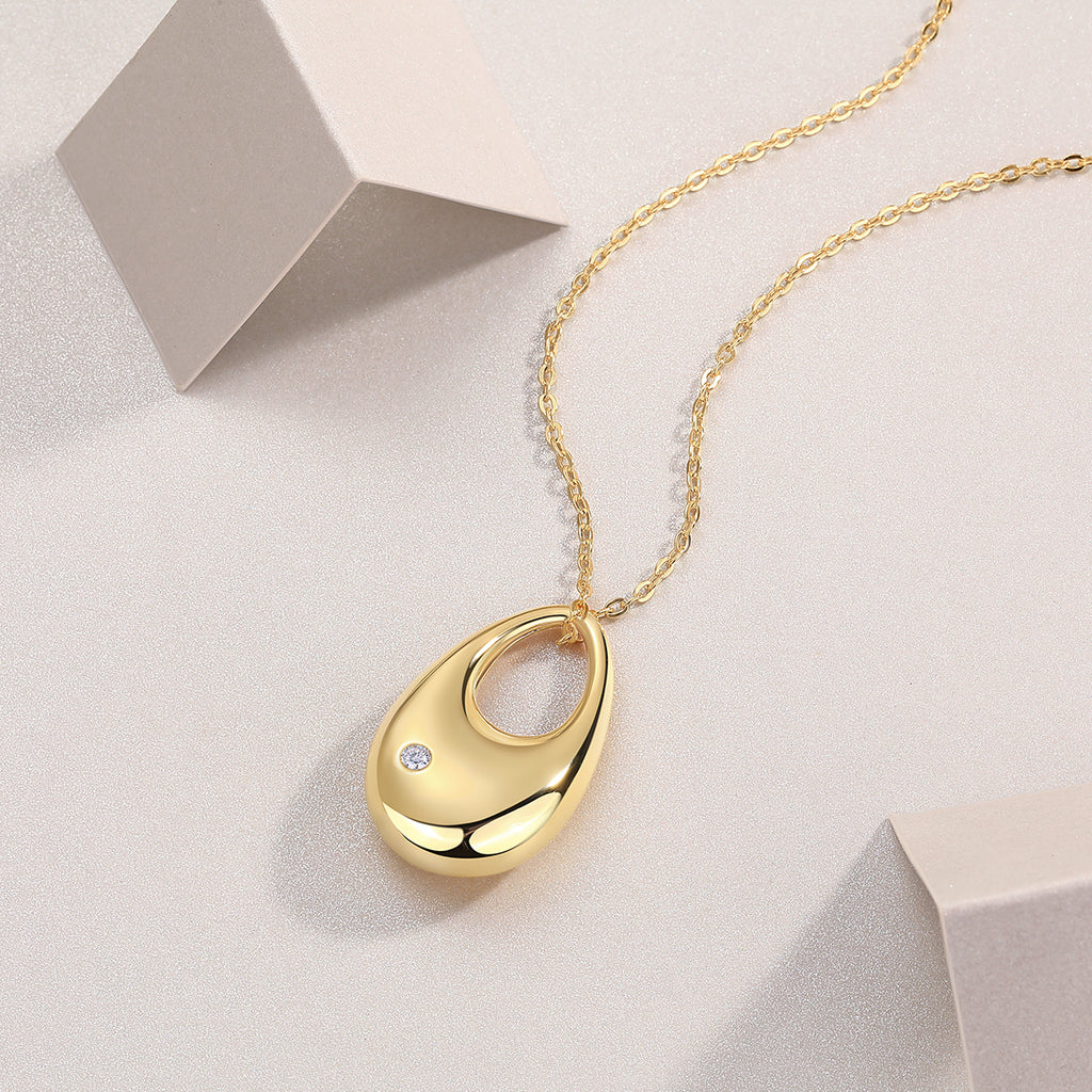 Necklace Pendant Set With  Moissanite S925