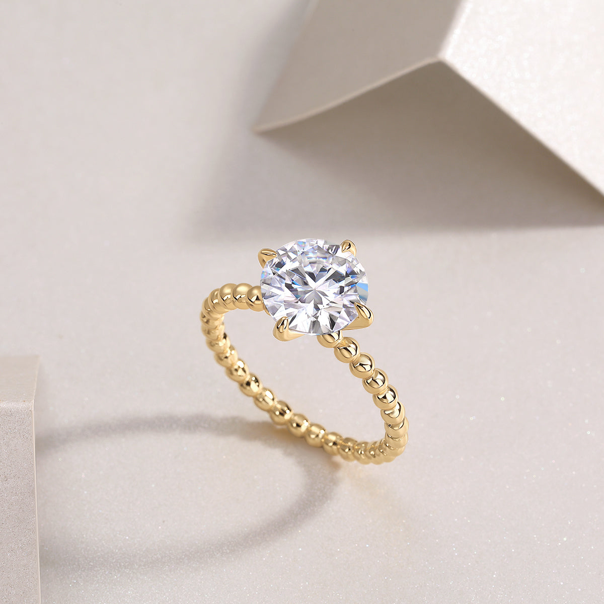 Wedding Ring Set With 3-carat S925 Silver