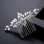 S925 Pure Silver Moissanite  New Bride Hair Comb