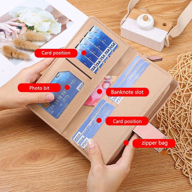 Women's Fashion Long Wallet Clutch