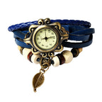 Bohemian Style Handmade Leather Tree Leaf Women's