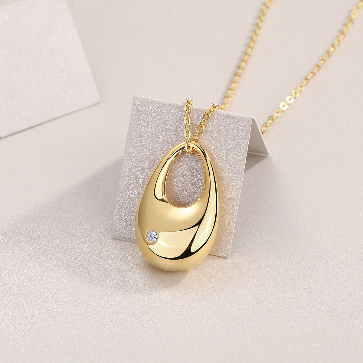 Necklace Pendant Set With  Moissanite S925