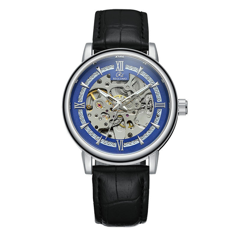 Mens Hollow-out Mechanical Watch