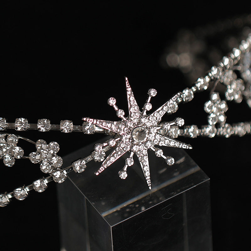 Bridal Crown Headdress Rhinestone Zircon