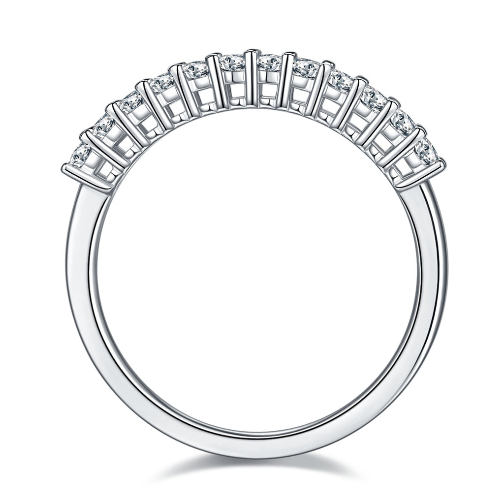 Light And Shadow Bloom - A Wedding Ring Set