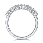 Light And Shadow Bloom - A Wedding Ring Set