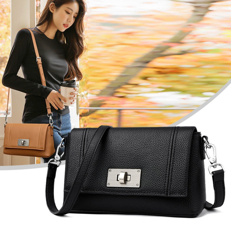 Womens Genuine Leather Shoulder Crossbody Bag