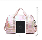 Iridescent Pearl Gym Bag ,Holographic Shiny