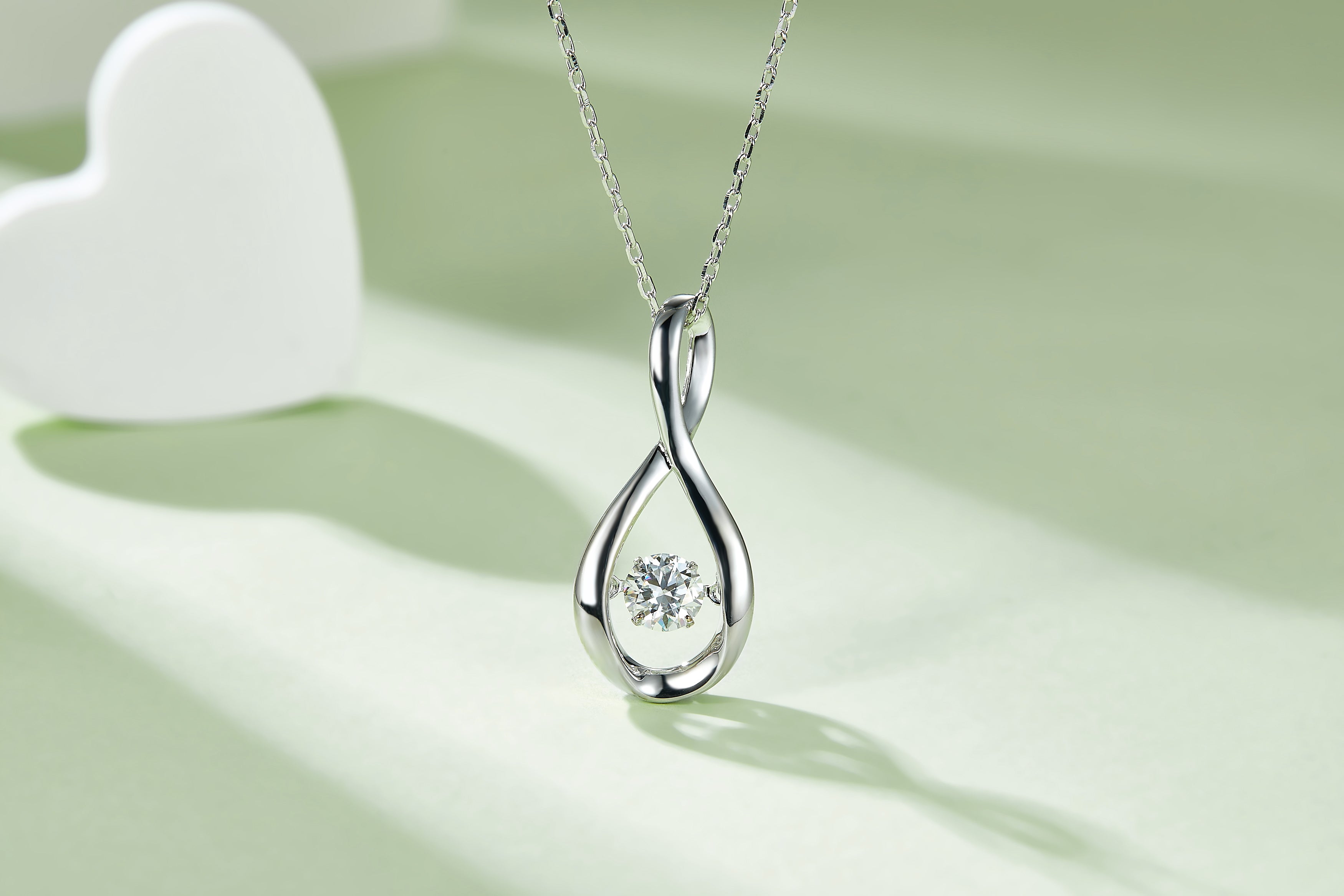 Set With Top-quality Moissanite,