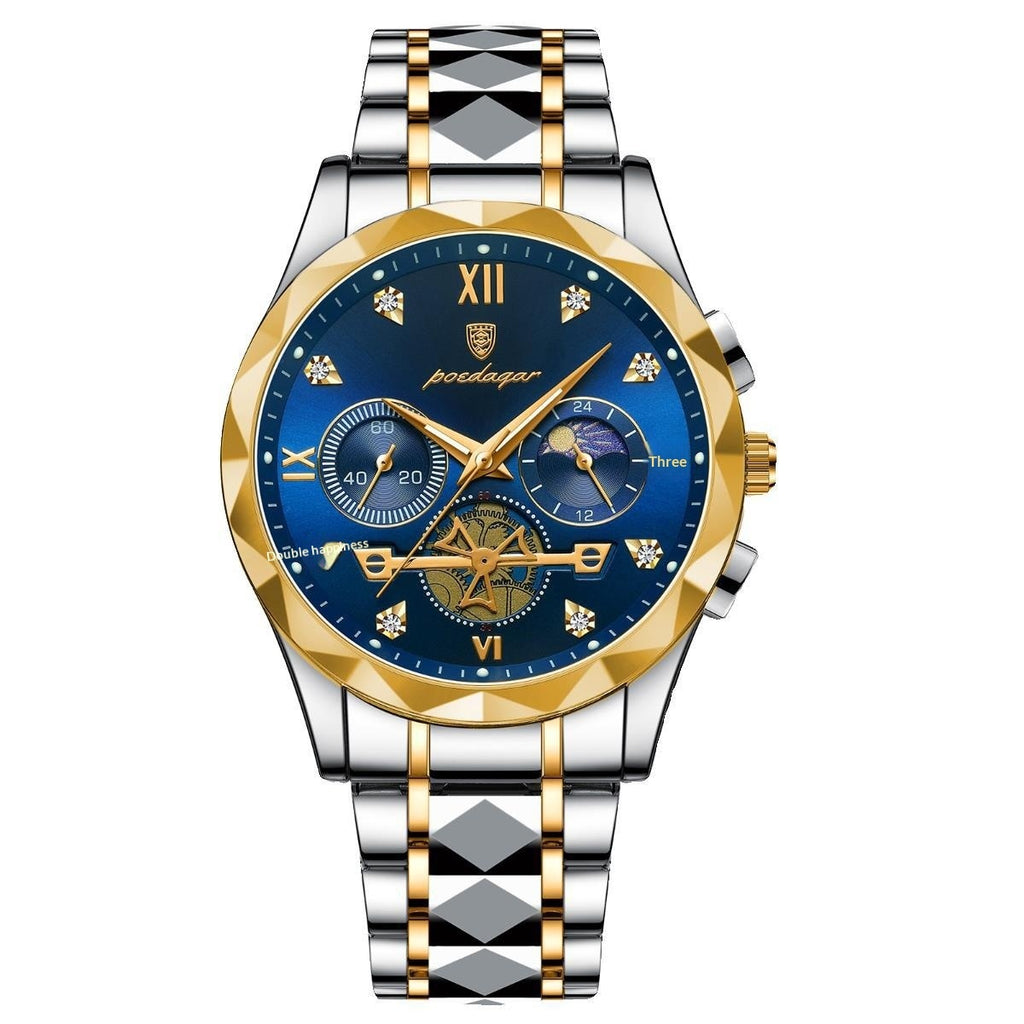 Mens Waterproof Multifunctional Watch