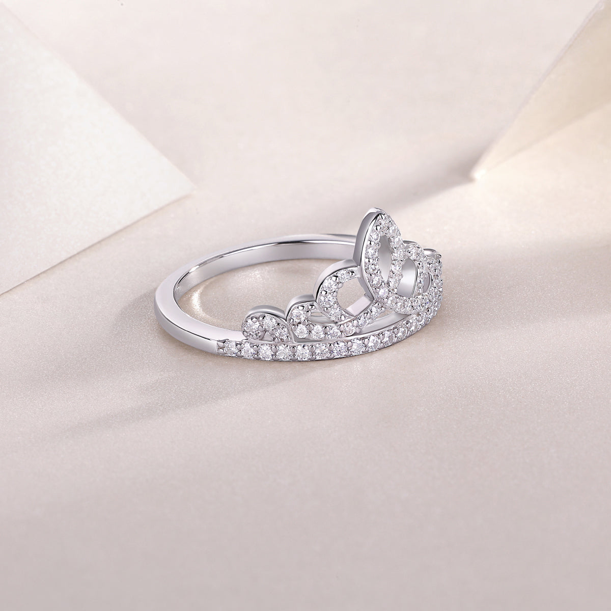 A Wedding Ring Set With S925 Silver