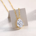 Necklace Pendant Set With Pear-shaped .