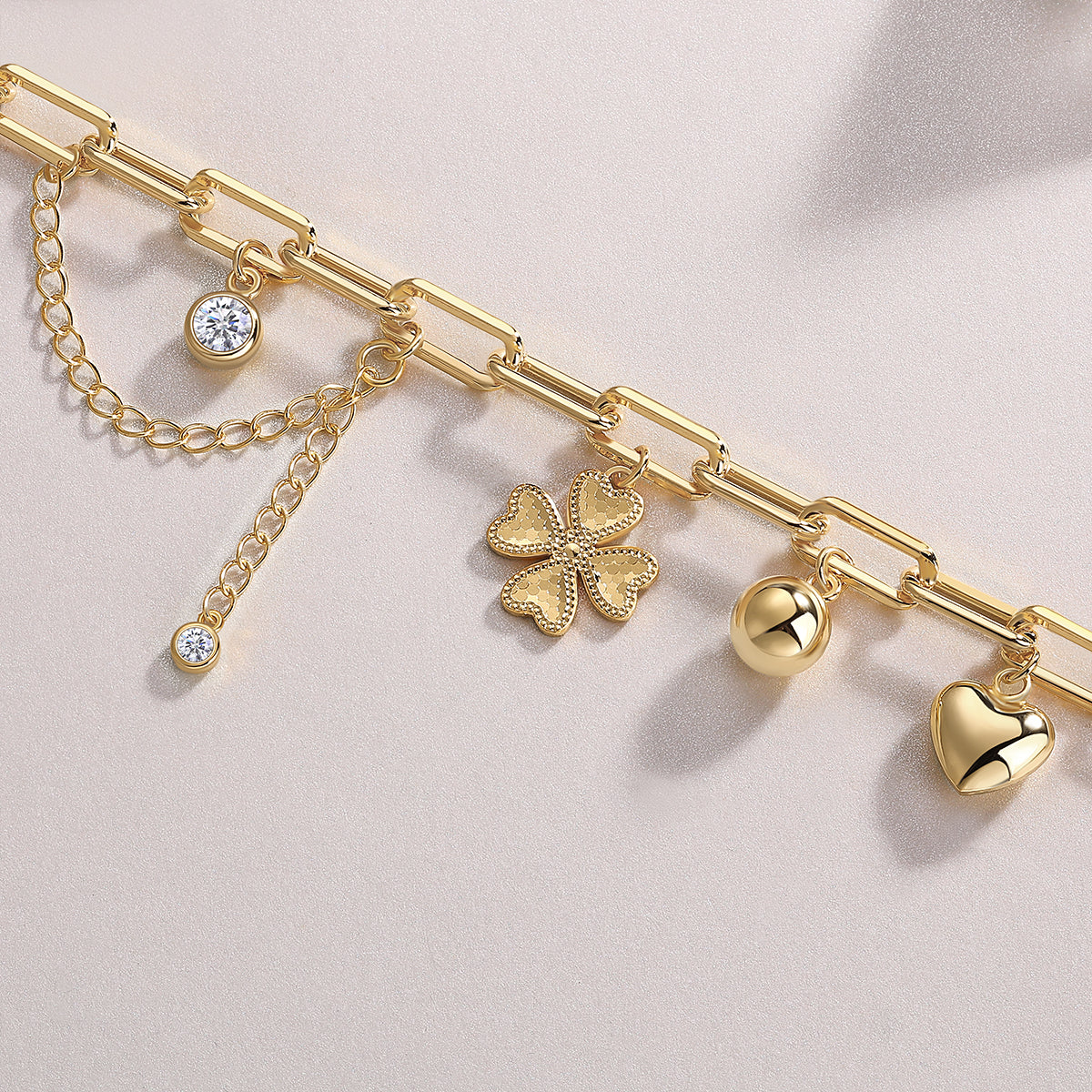 0.5-carat Silver Bracelet Set With, S925 Silver