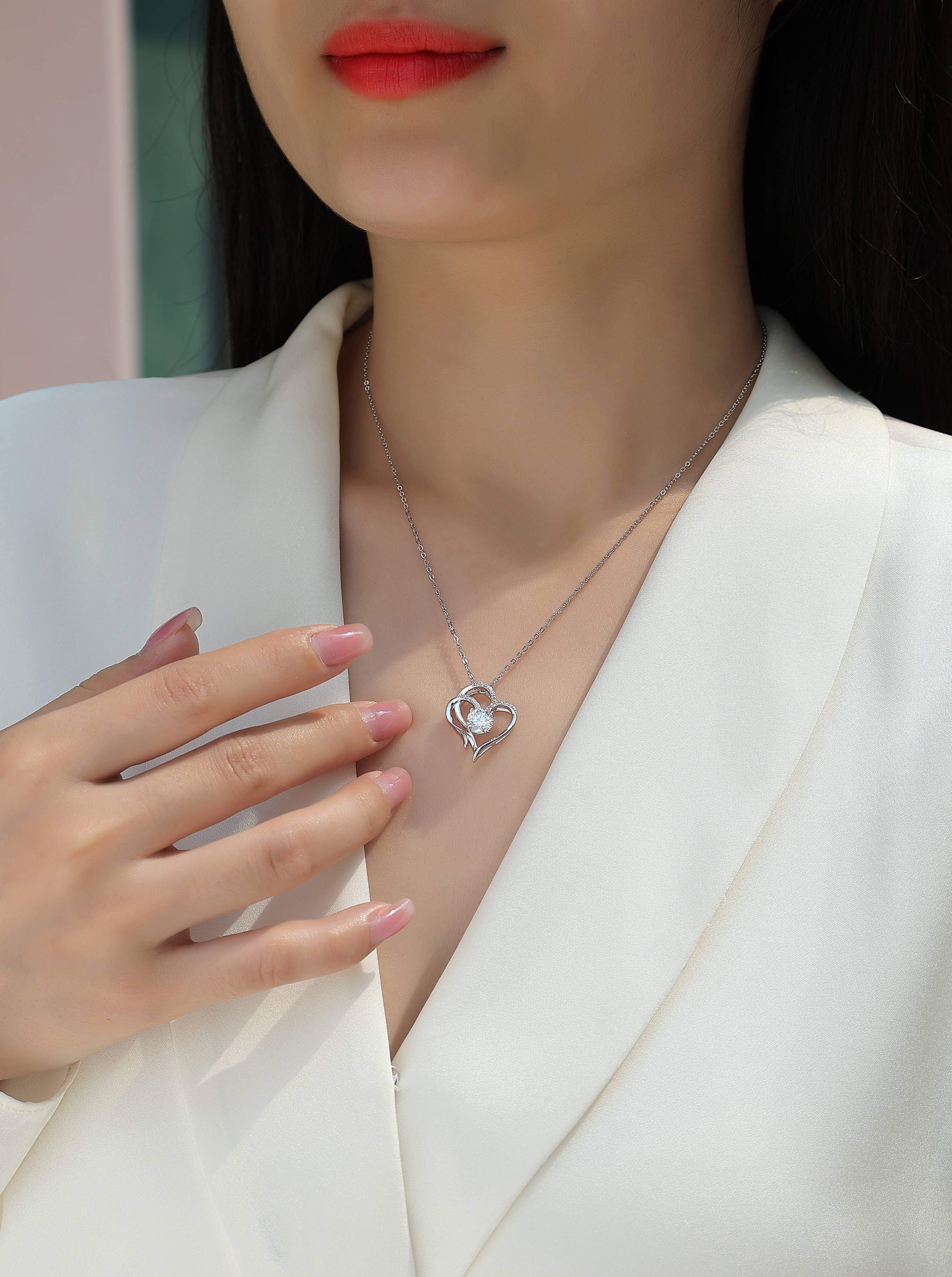 Pendant Necklace Set With  S925 Silver