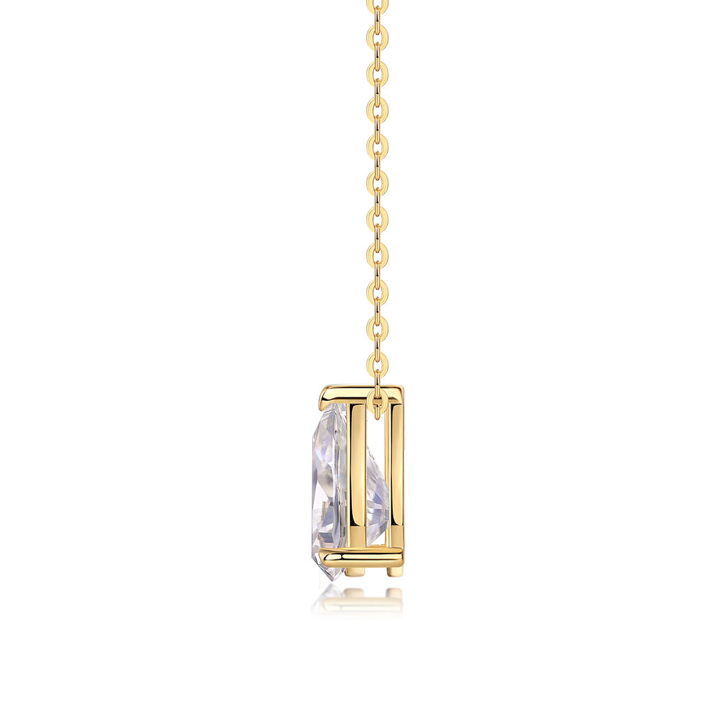 Necklace Pendant Set With Pear-shaped .