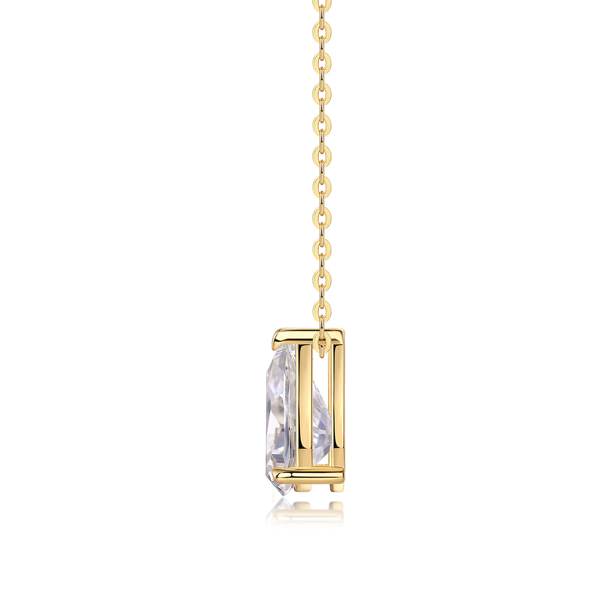 Necklace Pendant Set With Pear-shaped .