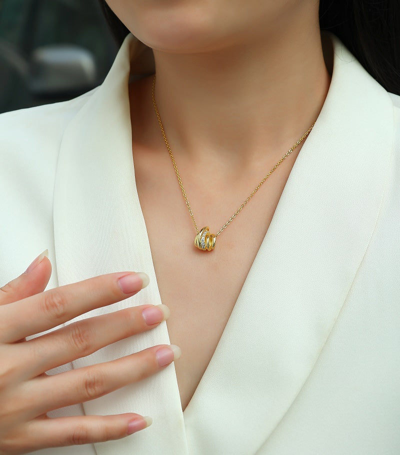 Necklace Pendant Set  S925 In Silver
