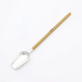 Pure 999 Fine Silver Elegant Hand-Hammered Silver Tea Scoop