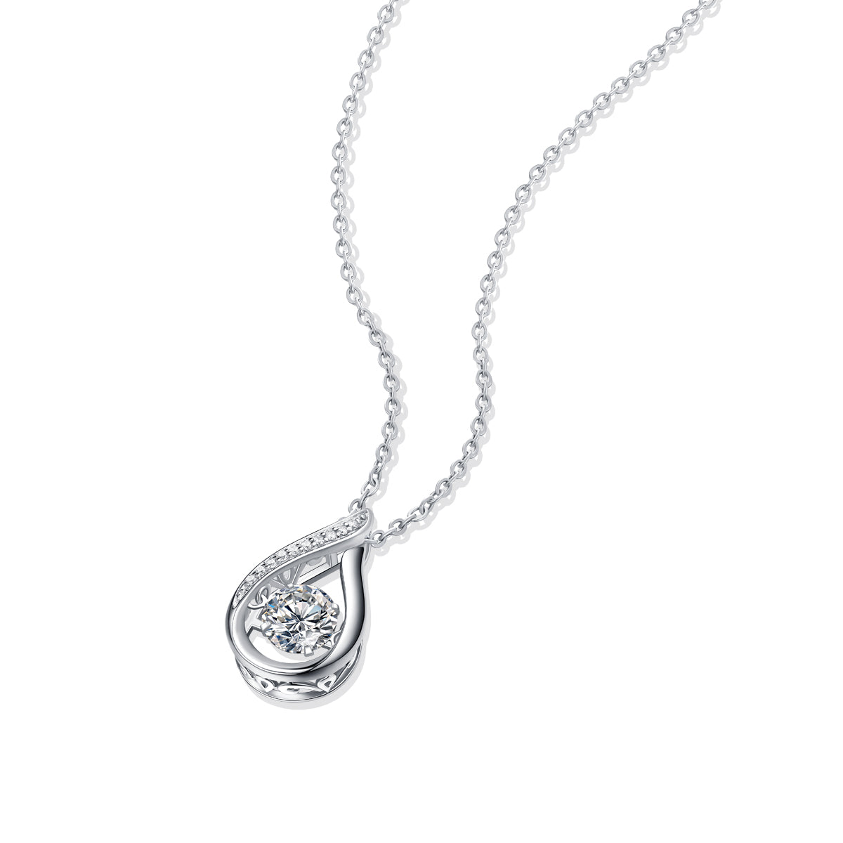 Necklace Pendant Set With Top-quality Moissanite S925