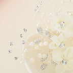 Bridal Wedding Tiara Pearl Rhinestone Hair Comb