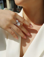 A Wedding Ring Set With Top-quality 1-carat