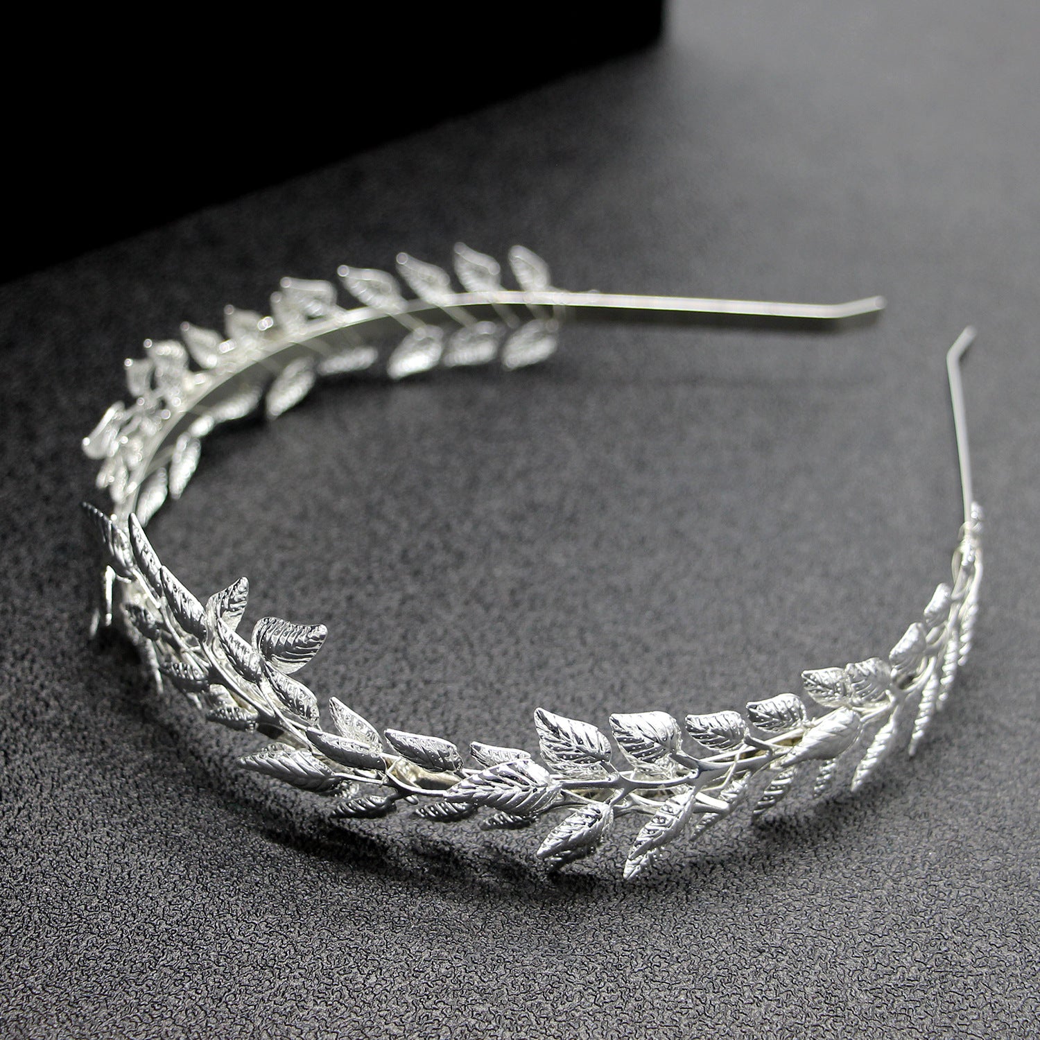 Bridal Golden Leaf Headband Alloy Crown Hair