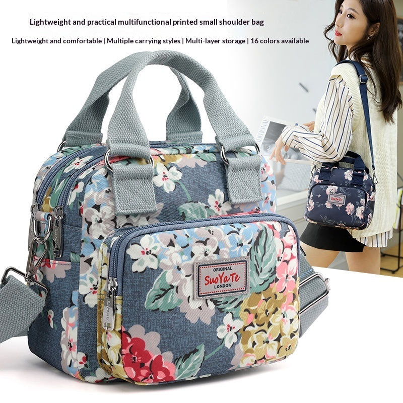Printed Travel Water-Resistant Casual Tote Bag