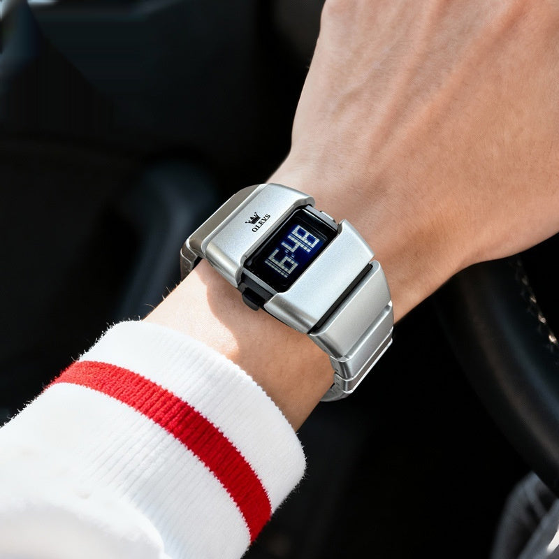 Digital Display High-end Square-shaped Watch