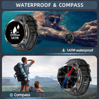 New X3 High-Definition Large-Screen Bluetooth Calling Health Monitoring