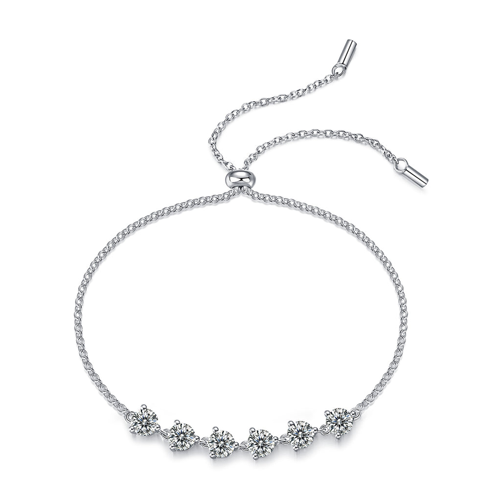 Silver Bracelet And Bracelet , S925 Silver-plated Platinum
