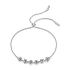 Silver Bracelet And Bracelet , S925 Silver-plated Platinum