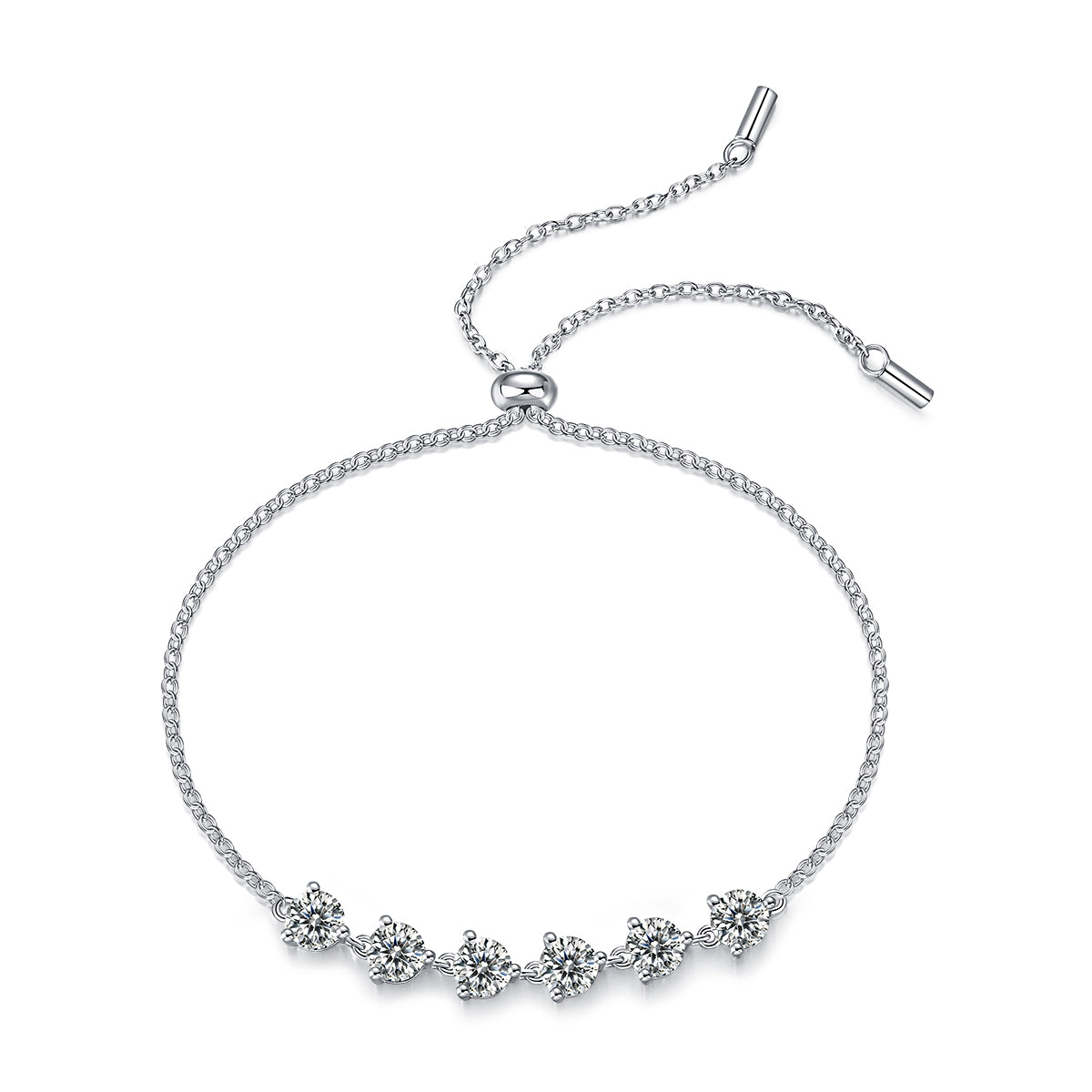 Silver Bracelet And Bracelet , S925 Silver-plated Platinum