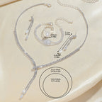 Necklace Earring Bracelet Four-piece Set