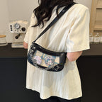 Japanese-Korean Style Underarm Clutch Bag